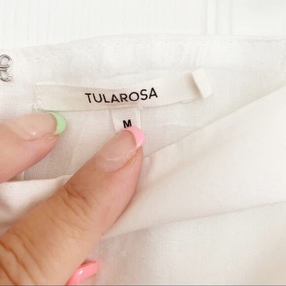 Tularosa Millie White Multicolor Tassle Mini Skirt Medium - Picture 6 of 6